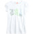 See White/Blue Roxy Pear Bear Shirt - Girls'