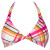 See Hibiscus Roxy Plaid Paradise 70's Halter Bikini Top - Women's See Hibiscus Roxy Plaid Paradise 70's Halter Bikini Top - Women's