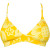 See Hot Yellow Roxy Happy Hawaiian Criss Cross Halter Top - Women's See Hot Yellow Roxy Happy Hawaiian Criss Cross Halter Top - Women's