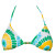 See Go Green Roxy Sun Splash Tiki Tri Bikini Top - Women's