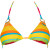 See Hibiscus Roxy Maui Zowie Tiki Tri Bikini Top - Women's