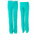 See Light Aqua Roxy Leave A Message Denim Pant - Girls'