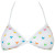 See White Roxy Freestyle Tiki Tri Bikini Top - Women's