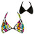Roxy From Roxy With Love D-Cup Hula Halter Reversible Bikini Top - Women's
