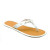 See White Roxy Hibiscus Sandal - Women's