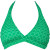 See Grass-Roots Raisins Just Teasing Hibiscus Halter Bikini Top - Women's