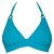 See Tahaitian Teal Raisins Lucky Girl Sunset Halter Top - Women's
