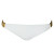 See White Raisins Beach Glow Sunset Solid Bikini Bottom - Women's