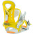 See Day Glow Yellow Ride EX Snowboard Binding 