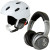 See White Red Tantrum Audex Motorola Helmet