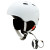 See White Red Hi-Fi Audio Helmet