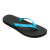 See Black/Aqua Reef Ginger Sandal - Women's