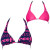 See Fuchsia Reef Alphabetty Bikini Top - Women's