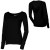 See Black Reef Interlack Pullover Hooded Sweatshirt - Women's