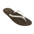 See Brown/White Reef Buckle Up Sandal - Women's