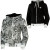 See Moonless Black Rip Curl Eclipse Reversable Full-Zip Hooded Sweatshirt - Women's
