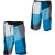 See Aqua Blue Rip Curl Buffalo Check Board Short - Men's