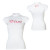 See White Rip Curl Classic Halfsie Rash Guard - Cap-Sleeve - Women's