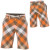 See Snake Brown/Orange/Plaid RVCA Nite Short - Men's See Snake Brown/Orange/Plaid RVCA Nite Short - Men's