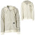See White RVCA Slant Stripe Full-Zip Hooded Sweatshirt - Men's