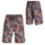 See Browndy Print RVCA Colour Check Board Short - Men's
