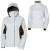 See White/Absolute Brown Salomon Snowtrip II 3-in-1 Jacket - Women's