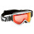 See Gloss Silver/Red Chrome Scott Motive Progressive Goggle w/Spare Lens