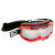 See Gloss Red/Silver Chrome Scott Broker Spherical Series Goggles