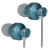 See Metallic Blue Skullcandy Full Metal Jacket Bud Headphones