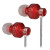 See Red Skullcandy Full Metal Jacket Bud Headphones
