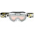 See White-Yellow-Black Carry Off/Platinum Mirror Smith Anthem Goggle