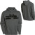 See Gray Spacecraft Inner Space Full Zip Hooded Sweatshirt - Men's