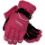 See Azalea/White Spyder Astrid Glove - Girls'