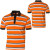 See Burnt Orange Sessions Ringer Polo Shirt - Men's