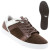 See Brown Silver Supra Chad Muska Skylow Skate Shoe - Men's