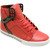 See Red Full Grain Leather/Black Patent Leather Supra Chad Muska Skytop Skate Shoe - Men's