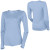 See Ice Blue SmartWool Microweight Crew Shirt - Women's
