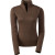 See Truffle Heather SmartWool Midweight Zip Top - Women's