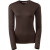 See Chocolate Print SmartWool Lightweight V Top - Women's