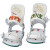 See White/Red/Green Technine MFM Pro Snowboard Binding