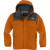 See Yam Orange The North Face Resolve Jacket - Boys'