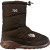 See Brownie Brown Plaid/Black(Ltd) The North Face Nuptse Bootie II - Women's