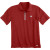 See Cardinal Red The North Face VaporWick Tidwell Zip-Neck Polo Shirt - Short-Sleeve - Men's