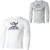 See White/Heather Grey Toy Machine Dead Monster / Monster Scrawl T-Shirt - Long-Sleeve - Men's - 2 Pack