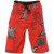 See Red Volcom Bruce Star Collage Mod Board Short - Men's