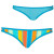 See Teal Volcom Brit Invasion Stripe Reversible Full Bottom - Women's See Teal Volcom Brit Invasion Stripe Reversible Full Bottom - Women's