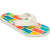 See Mandarin Red Volcom Boxtrot Creedler Flip Flop - Women's
