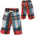 See Red Volcom Foster Too Plaid Mod Board Short - Men's