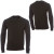 See Black Volcom Timeless Slim Crew Sweatshirt - Men's