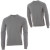 See Heather Grey Volcom Timeless Slim Crew Sweatshirt - Men's